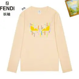 fendi t-shirt manches longues pour unisexe s_126045b